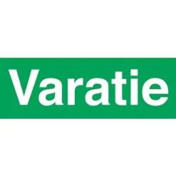 Merkintäkilpi "Varatie", 20x8cm, jälkivalaiseva*Suomen Turvakauppa Clearance