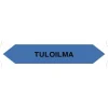 Merkintätarra/putkistotarra "Tuloilma", 16x2.5cm, 5kpl*Suomen Turvakauppa Best
