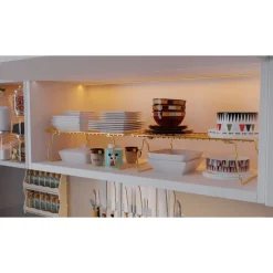 Metallinen pöytähylly Dolap Ici Organizer, 15x19x42cm, kulta*Linento Furniture New