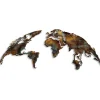 Metallinen seinäkoriste World Map Medium 3, monivärinen*Linento Discount