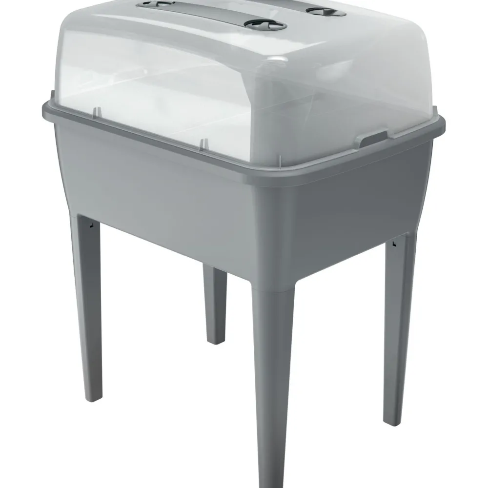 Minikasvihuone L harmaa*AB Polar Hot