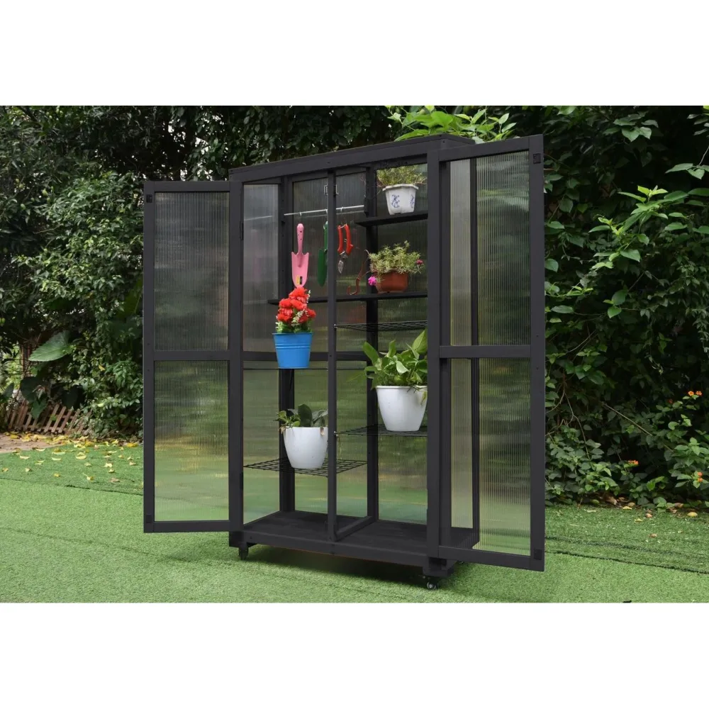 Best Minikasvihuone , 84x41x160cm, 4mm polykarbonaatti Minikasvihuoneet