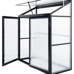 Minikasvihuone Havsvik, 130x55x140cm, musta*Lykke New