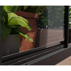 Minikasvihuone IVY, 0.8m², polykarbonaatti, musta*Palram-Canopia Hot