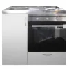 Minikeittiö MKB-100, leveys 100cm, uunilla ja keraamisella liedellä*Limatec Discount