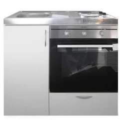 Minikeittiö MKB-100, leveys 100cm, uunilla ja keraamisella liedellä*Limatec Discount