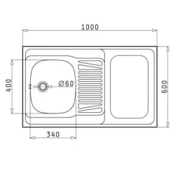 Sale Minikeittiö MKZ100, leveys 100cm, kaasuliedellä Minikeittiöt