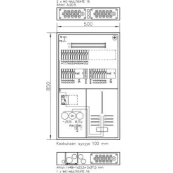 Mittauskeskus uppo/pinta FE Boxer 3424P63 V 35A IP30 FE*UTU Online