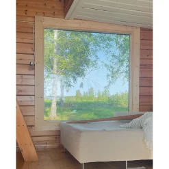 Mökki-ikkuna Kaski MSA, 2-lasinen, A-malli, karmi 96 mm*Kaskipuu Discount