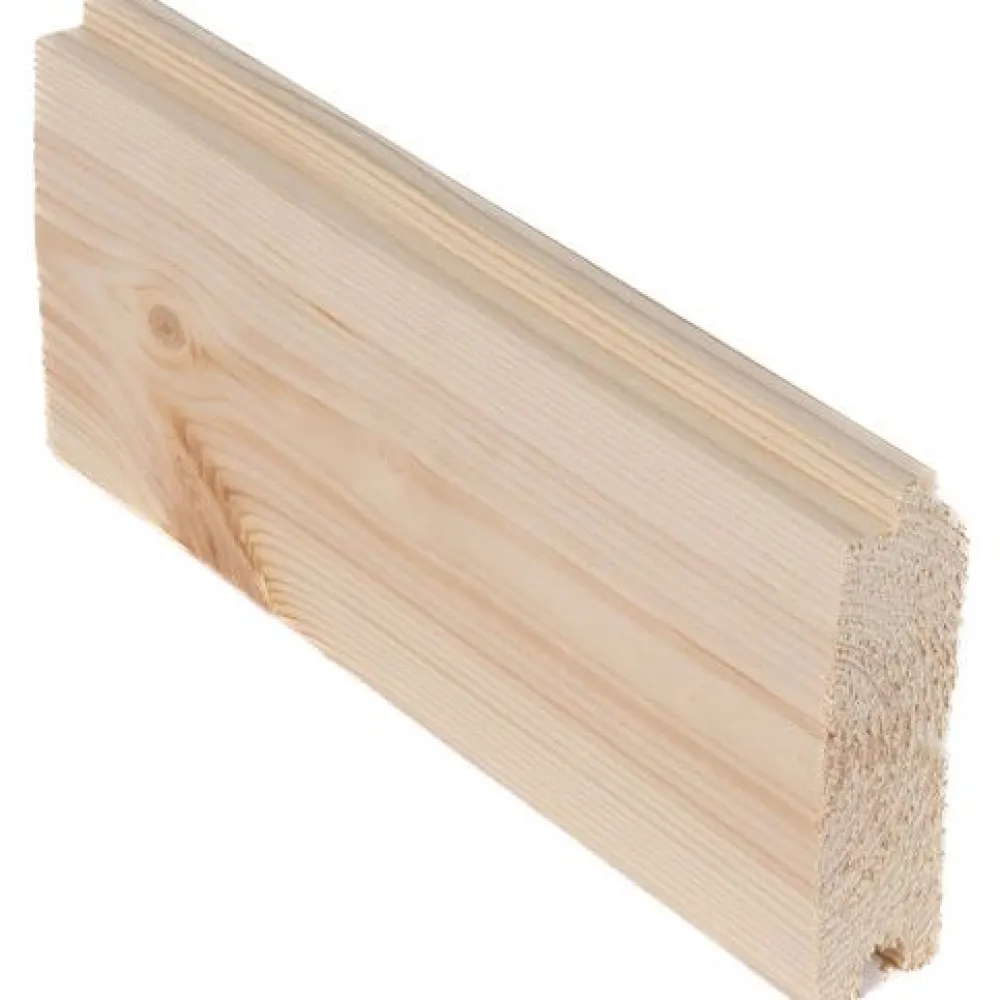 Mökkilattialauta HLL, 28x95x3600mm, mänty, käsittelemätön, päätypontattu*Jokiwood