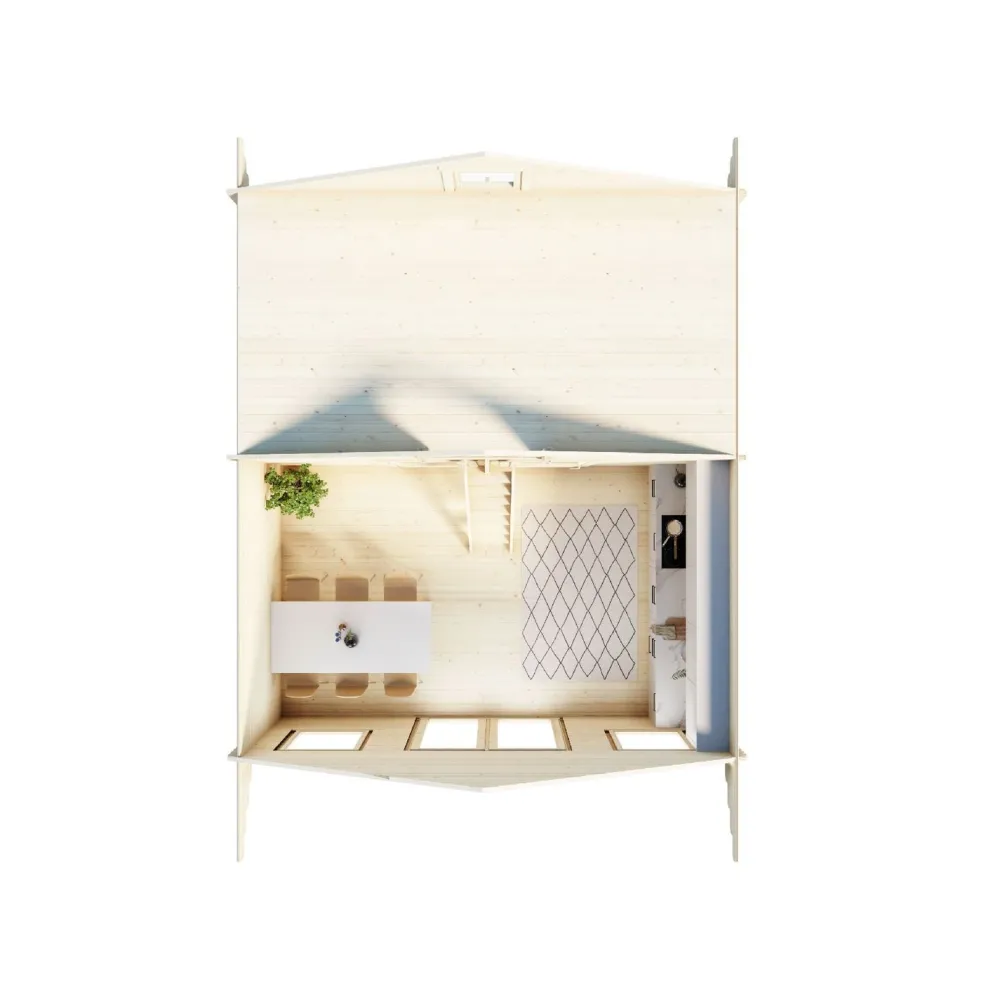 Mökki 220-3 Koitere 28,5 m² sis.parven*Luoman Lillevilla New