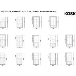 Discount Mökkiovi ML4A M18 mittatilausovi Mökkiovet