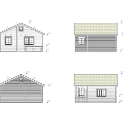 Clearance Mökki Emily 40,1+5,2 m² Kesämökit