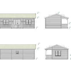 Mökki Sandra 25,6+11,1 m²*Palmako Sale