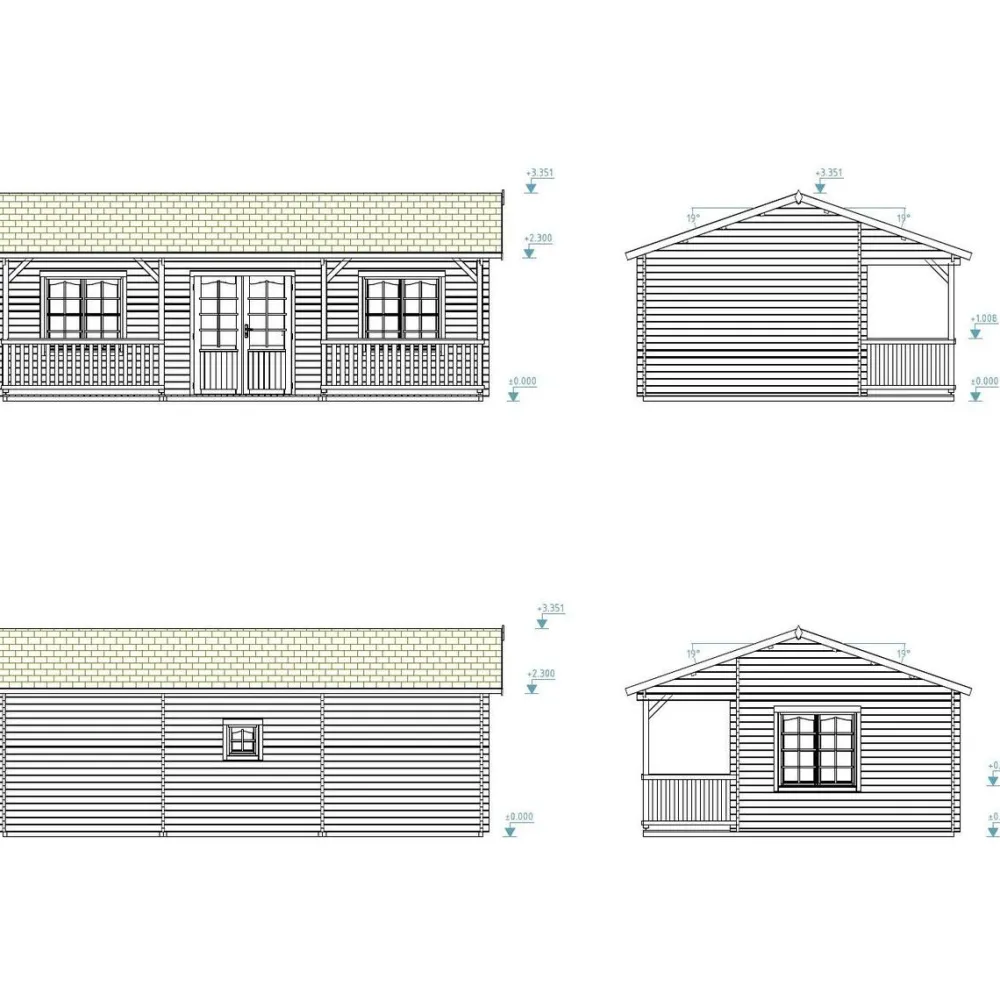 Mökki Sandra 25,6+11,1 m²*Palmako Sale