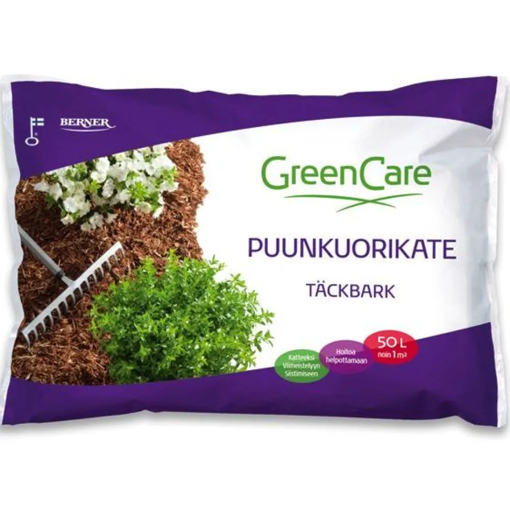 Männynkuorikate , 70 säkkiä x 50 litraa/lava, 3500 litraa*GreenCare Outlet