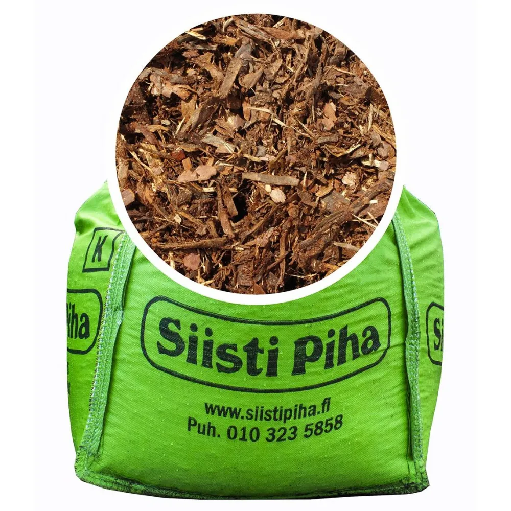 Männyn kuorikate murskattu eri kokoja*Siisti Piha Sale
