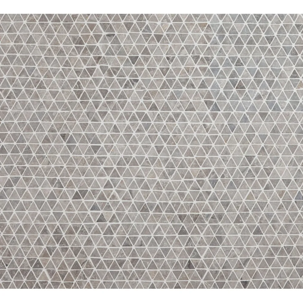 Mosaiikkilaatta Triangle Mini Light Grey, 30x30x30mm*Qualitystone Discount