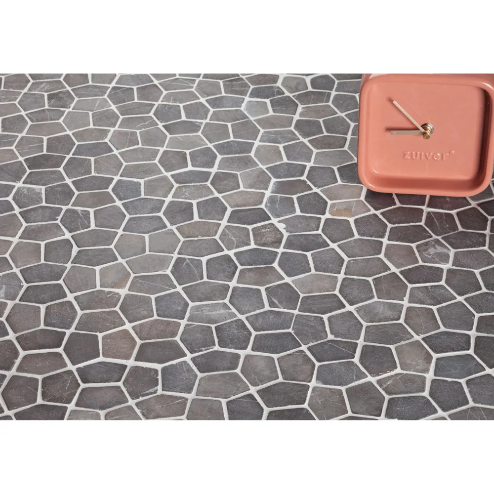 Mosaiikkilaatta Pentagon Mini Grey, 30x50mm*Qualitystone Discount