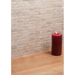 Mosaiikkilaatta Shevron Mini White, 25x60mm*Qualitystone Hot