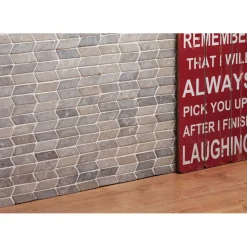 Outlet Mosaiikkilaatta Shevron Mini Light Grey, 25x60mm Marmorilaatat|Mosaiikkilaatat