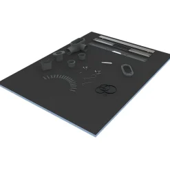 Best Märkätilalevy lattiaan lineaarisella kaivolla STL100 10000x1000x30 mm Rakennuslevyt