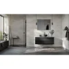Online Märkätilan muovimatto Aquarelle Raw Concrete Dark Grey, leveys 2m Märkätilan Muovimatot|Märkätilan Tapetit