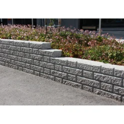 Muurikivi Aitakivi kansipari 560x200x100 mm sileä harmaa Muurikivet