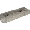 Muurikivi Aitakivi peruspari 560x200x100 mm sileä harmaa*Rudus