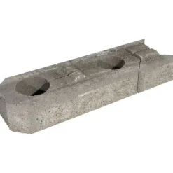 Muurikivi Aitakivi peruspari 560x200x100 mm sileä harmaa*Rudus