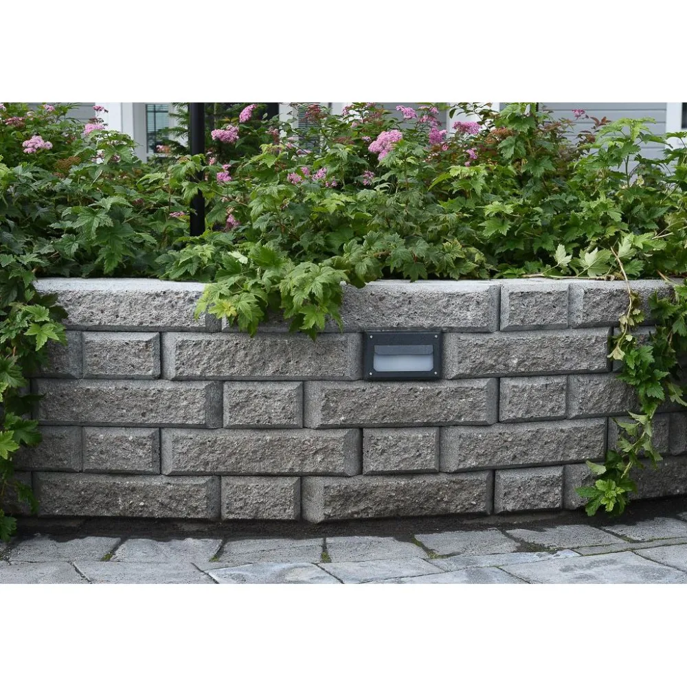 Muurikivi Aitakivi peruspari 560x200x100 mm sileä harmaa*Rudus