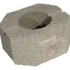Outlet Muurikivi Aitakivi päätykivi 200x200x100 mm sileä harmaa Muurikivet