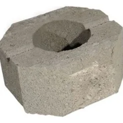 Outlet Muurikivi Aitakivi päätykivi 200x200x100 mm sileä harmaa Muurikivet