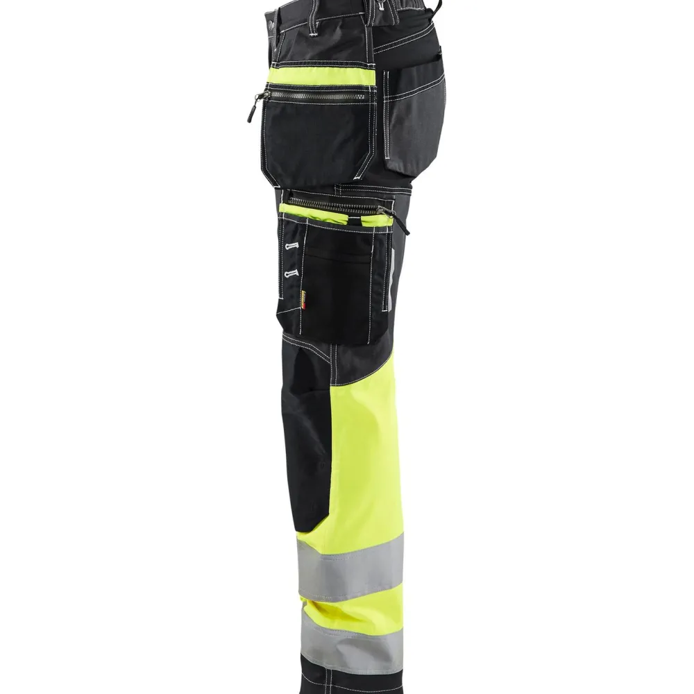 Naisten riipputaskuhousut 7196 Highvis Stretch*Blåkläder Hot