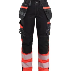 Naisten riipputaskuhousut 7196 Highvis Stretch*Blåkläder Hot