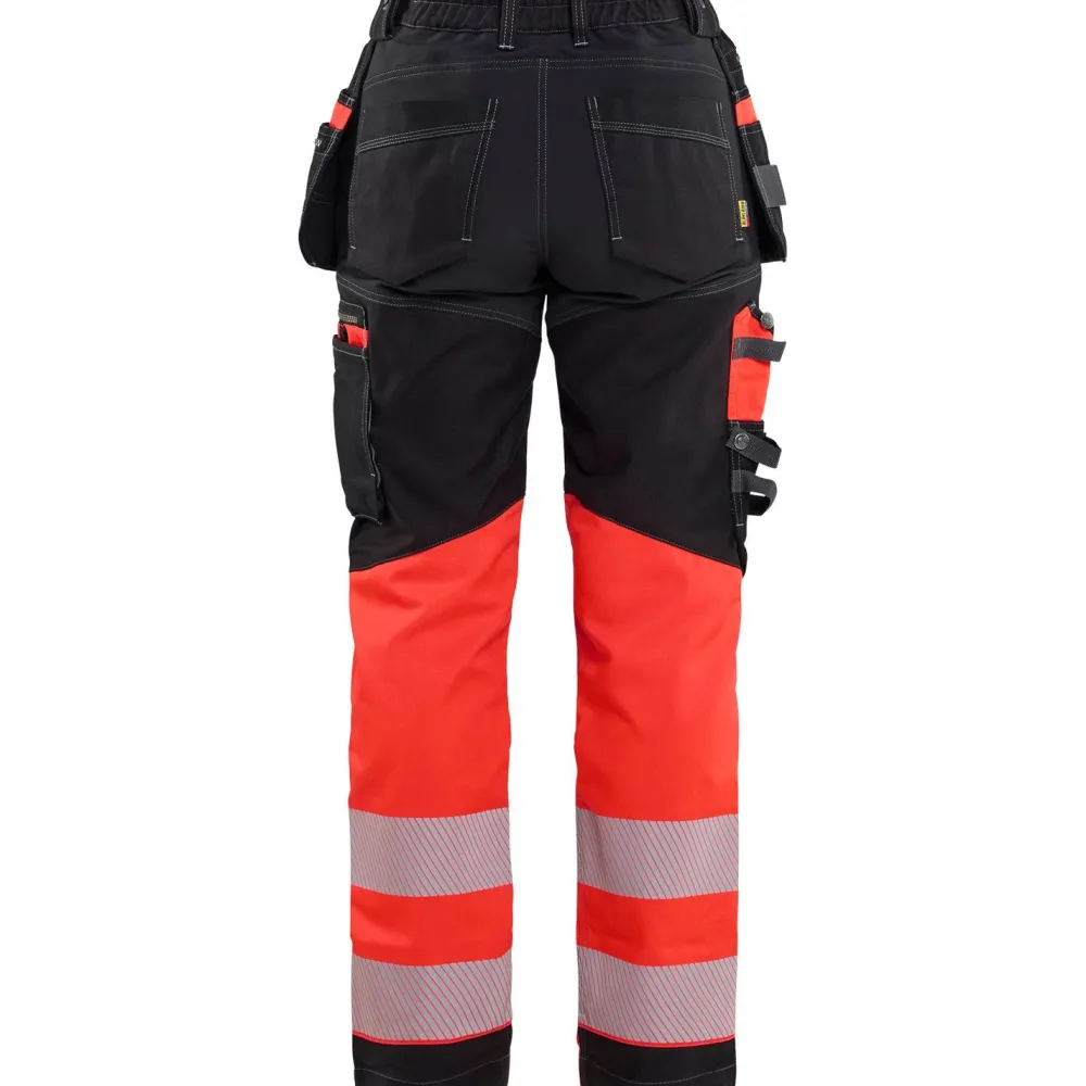 Naisten riipputaskuhousut 7196 Highvis Stretch*Blåkläder Hot
