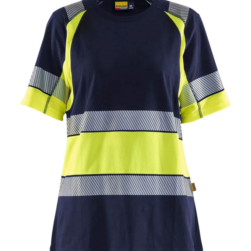 Naisten t-paita 3410 Highvis pyöreä pääntie*Blåkläder Sale