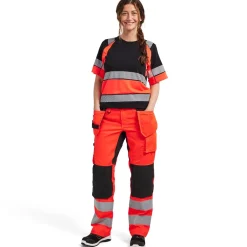 Naisten t-paita 3410 Highvis pyöreä pääntie*Blåkläder Sale