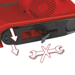 Nauhahiomakone TC-BS 8038 hiomapinta 142x76 mm*Einhell Clearance
