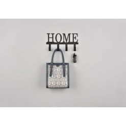 Naulakko Nici 25x13cm Home musta*M&M Clearance