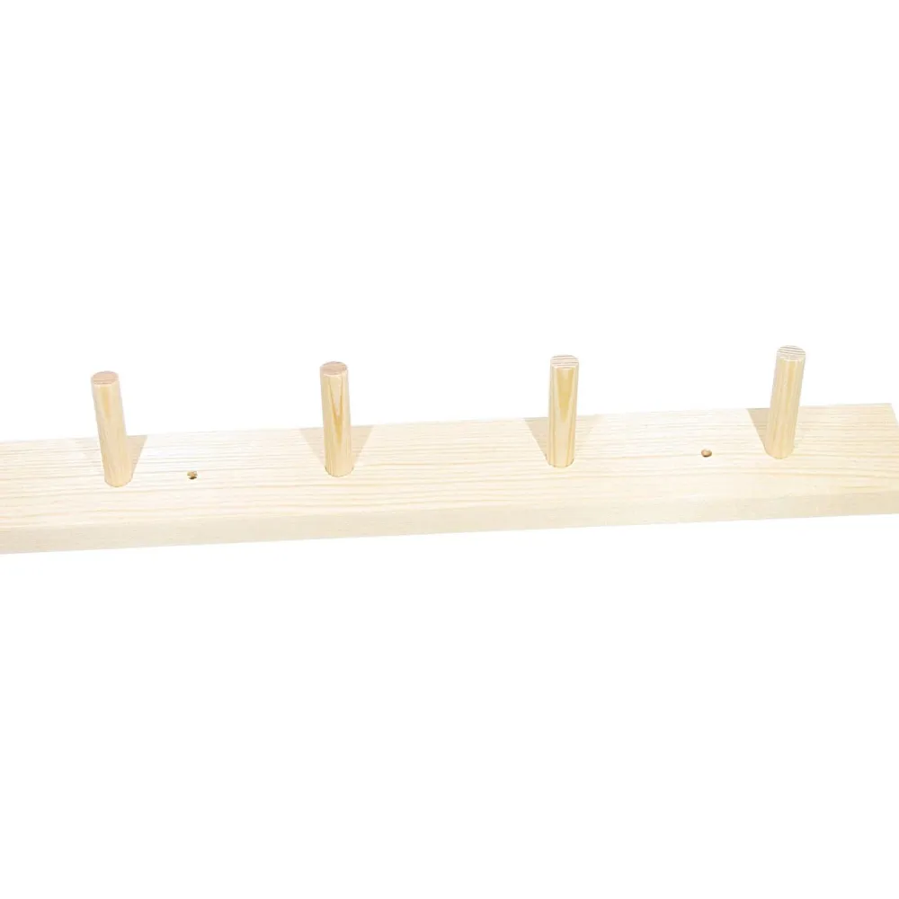 Naulakko , 5x40x7.5 cm, 4 tappia*Pinetta Clearance