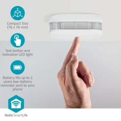 Outlet SmartLife Wi-Fi Palovaroitin 85dB Palovaroittimet