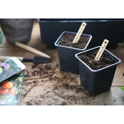 Nimikyltti kasville , 10cm, 15kpl, bambu*Nelson Garden Discount