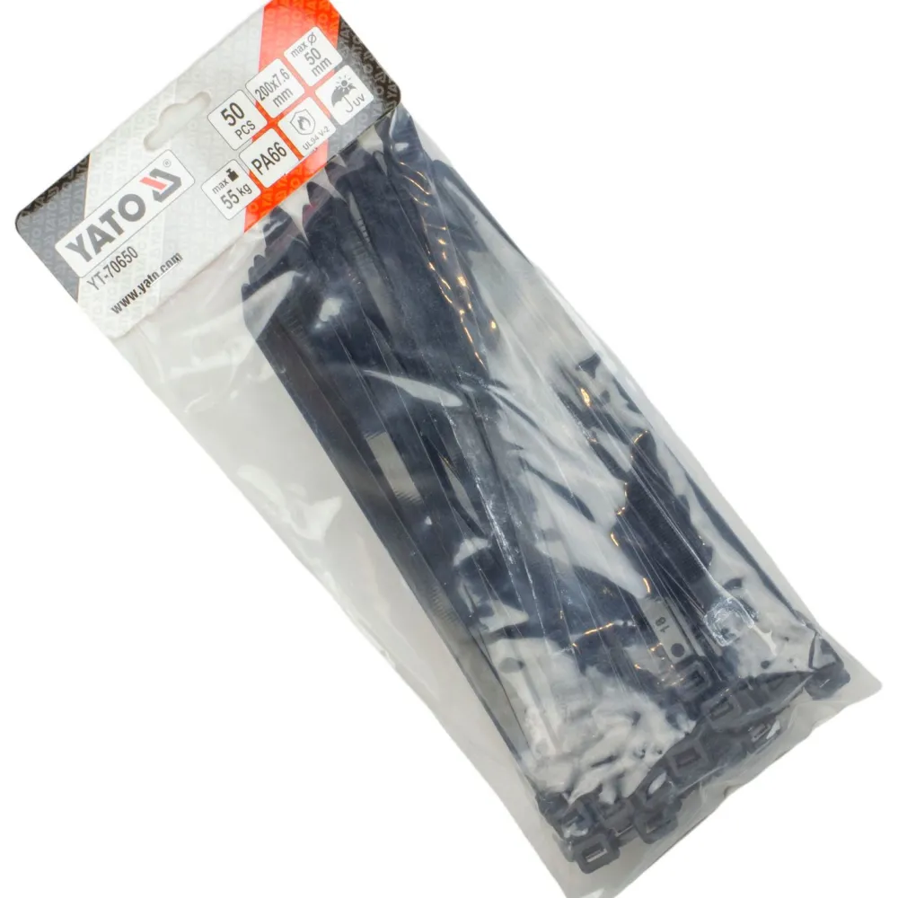 Outlet Nippuside leveys 7,6 mm 50 kpl/sarja Kaapelikiinnikkeet