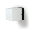 Online Numerovalaisin AVR7.1 75W E27 210x210x250 mm musta/opaali Ulkoseinävalaisimet