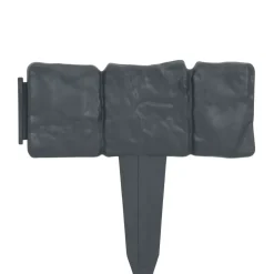 Nurmikkoaita kivet 41 kpl muovi 10 m*FinePRICE Outlet