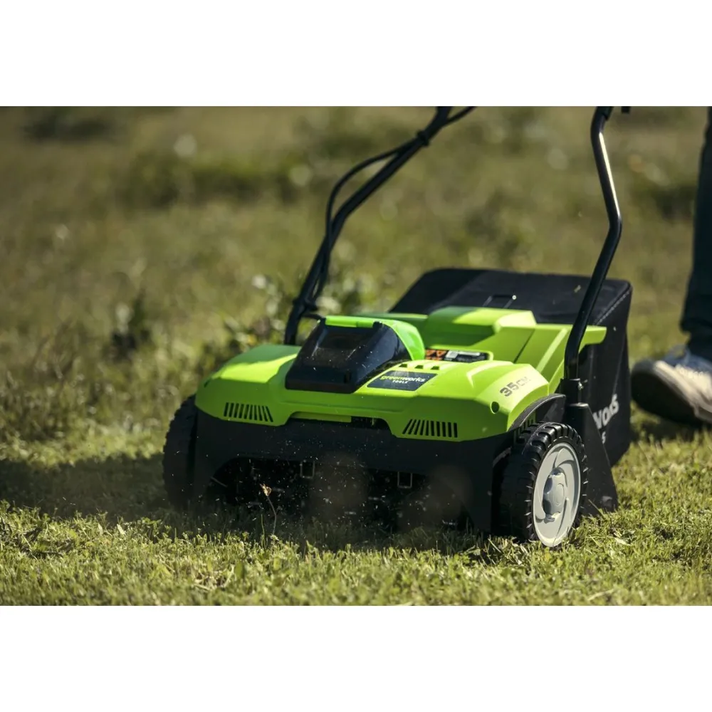 Nurmikon ilmaaja G40DT35, 40V, ilman akkua*Greenworks Outlet