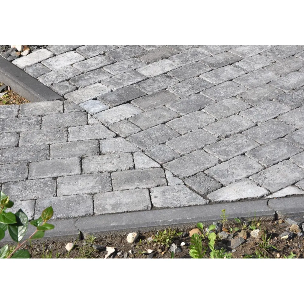 Nurmikon reunakivi Lakka 600x135x80 mm musta*Lakka Rakennustuotteet Hot