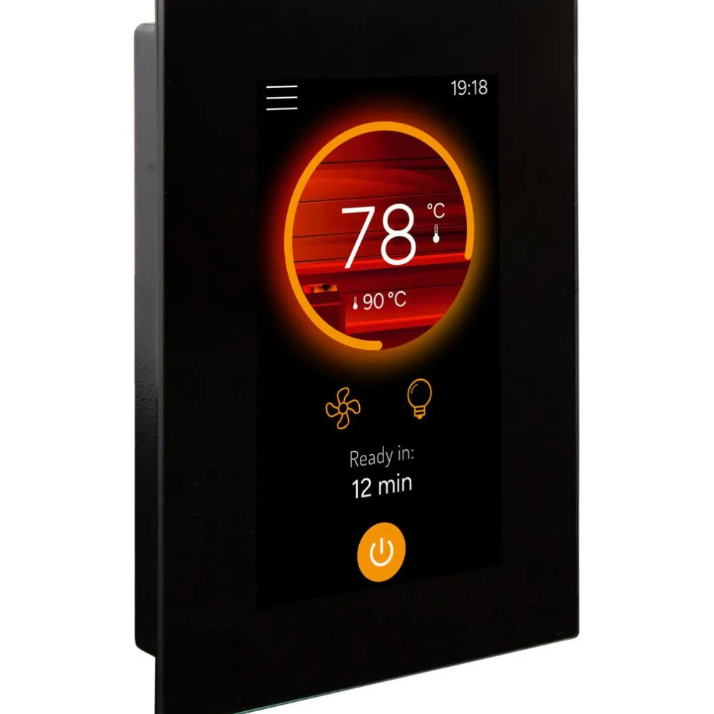New Ohjauspaneeli Fenix FX001XW WiFi Touchscreen Control, musta Harvia-Kiukaat