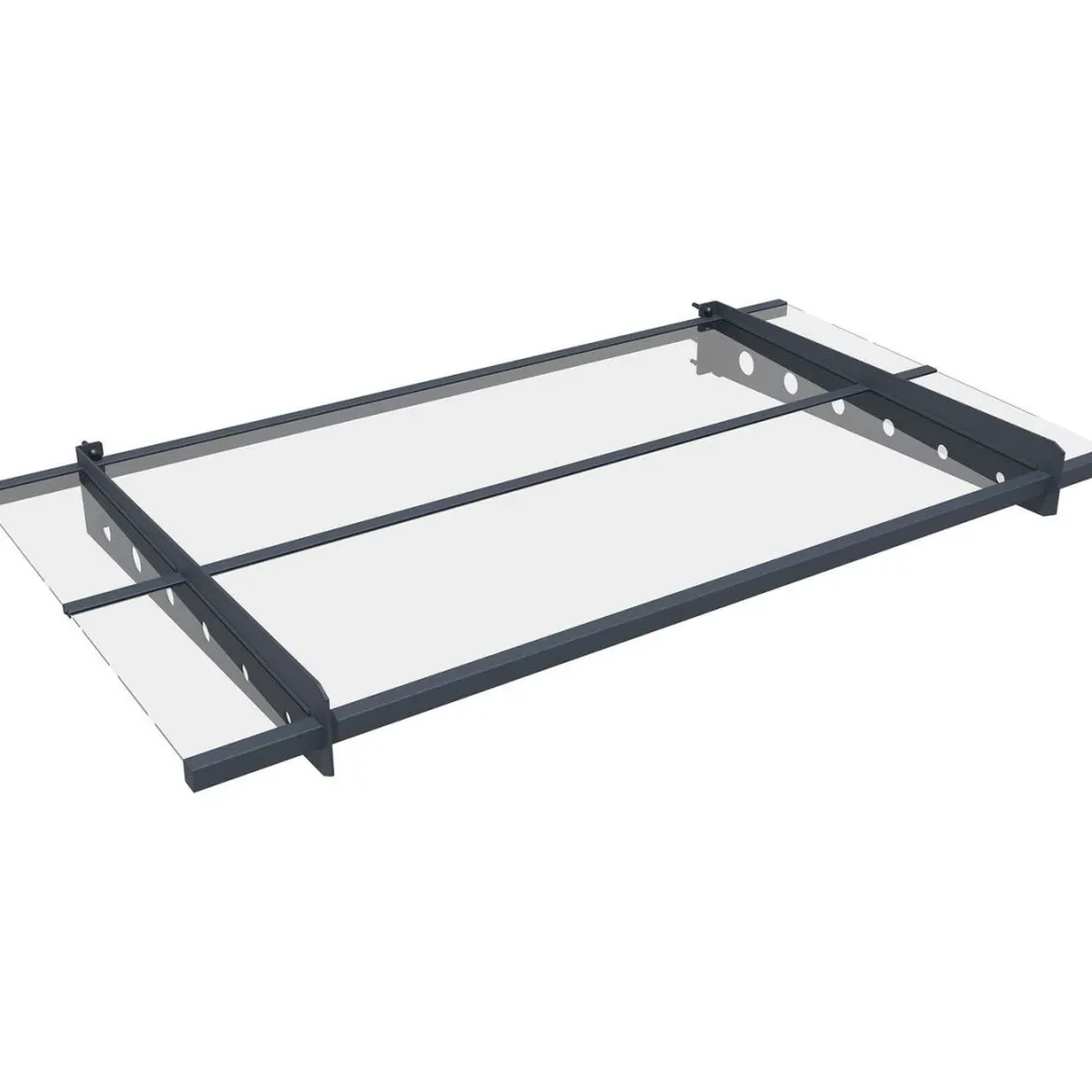 New Ovikatos Modern 150x80cm harmaa Ovikatokset